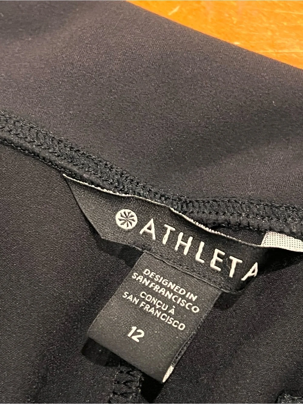 Athleta Endless High Rise Pant Black 12 Tapered Straight Leg Semi-Fitted Travel - Picture 9 of 16